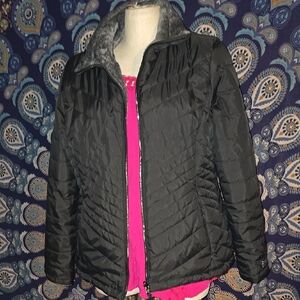 Free Country Quilted reversible Jacket Lg